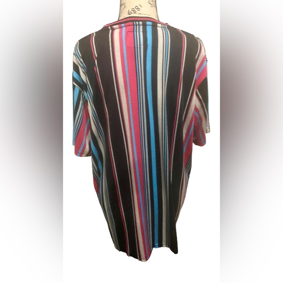 NWT Mens Fresh Prints Of Belair XL Striped Short Sleeve Jersey Screen Tee - Picture 2 of 5